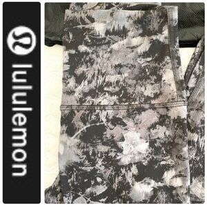 LULULEMON-Floral Illusion Ice Grey Multi Align leggings/4